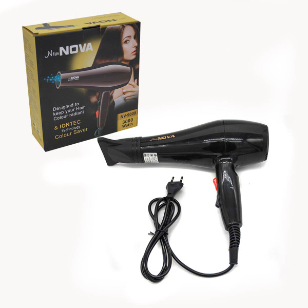 Фен №NV-9009 для волосся NOVA (чер.+корич.)кол 3000Вт (48) Фен №NV-9009 для волосся NOVA (чер.+корич.)кол 3000Вт (48)