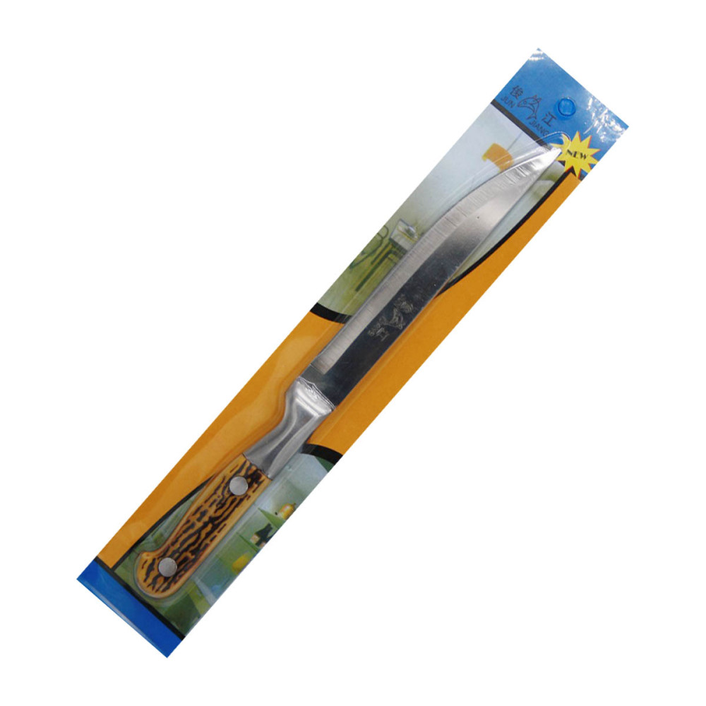 Нож №К-6 кух. нерж. с пл. руч. 2кноп. на листе 6д (360) Нож №К-6 кух. нерж. с пл. руч. 2кноп. на листе 6д (360)