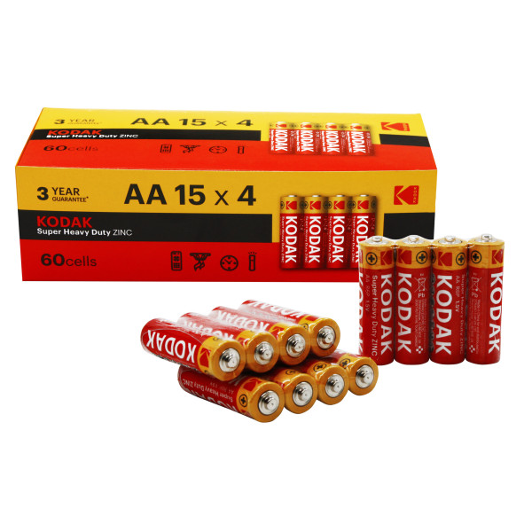 Батарейка R06 Kodak в спайке 4шт, уп. 60шт (1440/60) Батарейка R06 Kodak в спайке 4шт, уп. 60шт (1440/60)