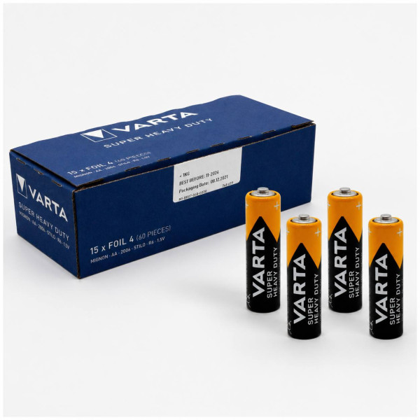 Батарейка R06 Varta SuperLife в уп.60шт в спайке 4шт. (2006101304) (600/60) Батарейка R06 Varta SuperLife в уп.60шт в спайке 4шт. (2006101304) (600/60)