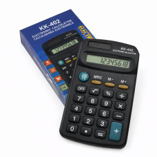 Калькулятор №KK-402 (КК-402) TAKSON мал. чор. із матів. кнопки. 8цифр 1R6 (400)