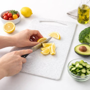 Дошка кух пл. прямок. біл кол з крапк з рамкою та вирізом (20*30*0.4)см №RR-9344 (72) Дошка кух пл. прямок. біл кол з крапк з рамкою та вирізом (20*30*0.4)см №RR-9344 (72)