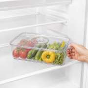 Контейнер для зберігання продуктів пл. прямокут. з вушками (32.5*16*5.5)см в кл. №А9543-3 (48) Контейнер для зберігання продуктів пл. прямокут. з вушками (32.5*16*5.5)см в кл. №А9543-3 (48)