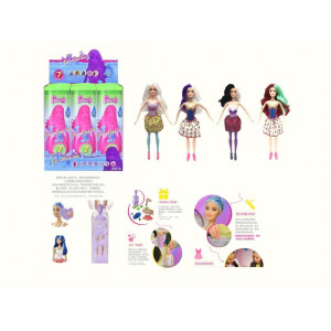 Игрушка Кукла - сюрприз /  меняет цвет в воде в наборе 6 шт (30см) №ВК2  (144/6) оптом купить в Knopa