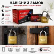 Замок №10-50 (№А1252) навісний із хрест. ключ. 50мм. 10шт в упак (120) Замок №10-50 (№А1252) навісний із хрест. ключ. 50мм. 10шт в упак (120)