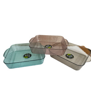 Піднос PET квадр. 3кол. №А-50 (25*25*6 )см (80) оптом купити в Knopa