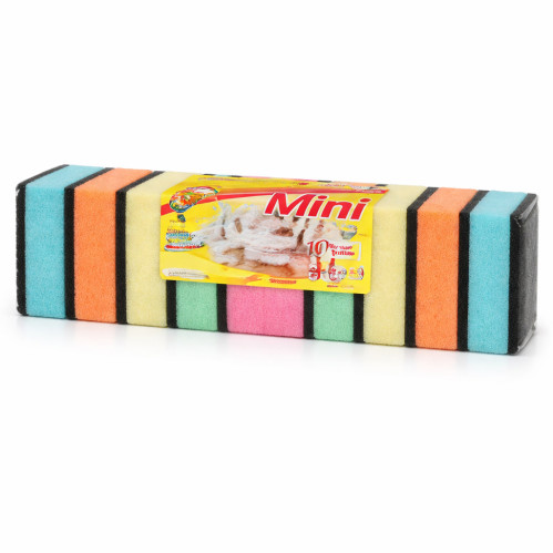 Мочалка Міні 10шт кухонна (60)
