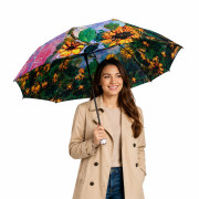 Парасолька складана механ.(довжина спиць 58см*8шт) №K501 (100) Парасолька складана механ.(довжина спиць 58см*8шт) №K501 (100)