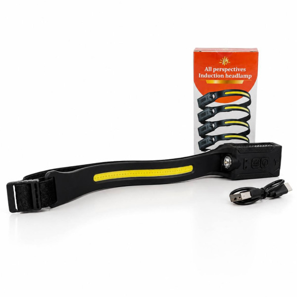Ліхтар світлодіодний налобний акумуляторний пл. чорн. кол. (4.2*7.8*4.2)см із USB шнуром №008 (240) Ліхтар світлодіодний налобний акумуляторний пл. чорн. кол. (4.2*7.8*4.2)см із USB шнуром №008 (240)
