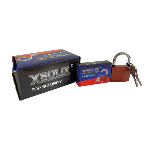 Замки навісні мідні з 3ключ. XSOLIX 50мм. 6шт в упаковку № XS-50 (120) Замки навісні мідні з 3ключ. XSOLIX 50мм. 6шт в упаковку № XS-50 (120)