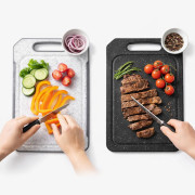 Дошка кухонна пл. прямокут. з рамкою та вирізом в 5 кол (15*25*0.7)см №СВ-038-1 (80)