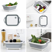 Дошка-миска кух. пл. розкладна (37.5*28)см №L-375 (40)