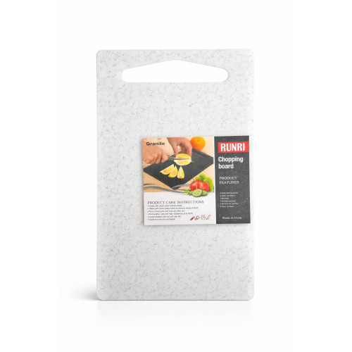 Дошка кух пл. прямок. біл кол. з крап з рамкою та вирізом (22*34*0.4)см №RR-9345 (48) Дошка кух пл. прямок. біл кол. з крап з рамкою та вирізом (22*34*0.4)см №RR-9345 (48)