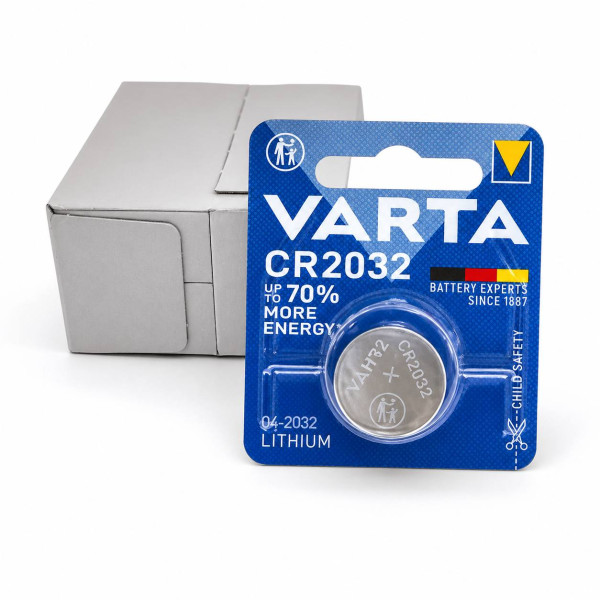 Батарейка Таблетка Varta CR2032 (6032101401) (100/10)