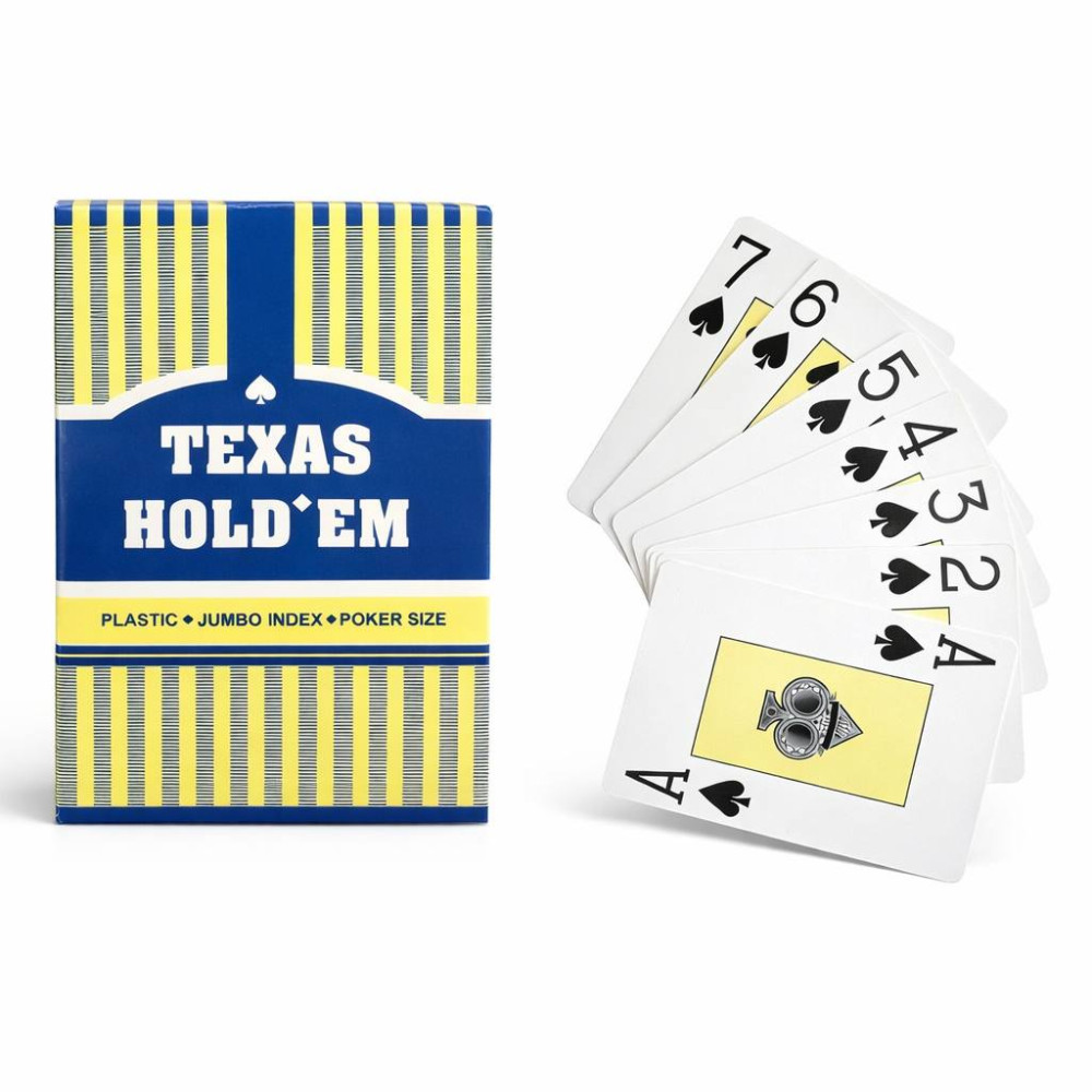 Карти пл. 55шт texas Holdem гарна якість. 12шт в упак. №308 (144) Карти пл. 55шт texas Holdem гарна якість. 12шт в упак. №308 (144)