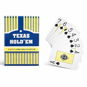 Карти пл. 55шт texas Holdem гарна якість. 12шт в упак. №308 (144) оптом купити в Knopa