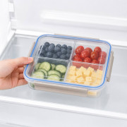 Контейнер для продуктів пл. прозр. прямокут. 4розділа (23.5*17*6)см у кл. №7733 (72) Контейнер для продуктів пл. прозр. прямокут. 4розділа (23.5*17*6)см у кл. №7733 (72)