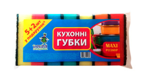 Мочалка Макси 5+2 кухонная №5+2 (50) оптом купить в Knopa