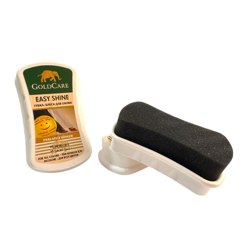 Gold Care Супер губка-блиск для взуття натуральна №4001 (96) Gold Care Супер губка-блиск для взуття натуральна №4001 (96)