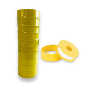 Фум-стрічка (19*15*0.2мм) PTFE жовта №S-15 (500/10)