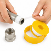 Фум-стрічка (19*15*0.2мм) PTFE жовта №S-15 (500/10) Фум-стрічка (19*15*0.2мм) PTFE жовта №S-15 (500/10)