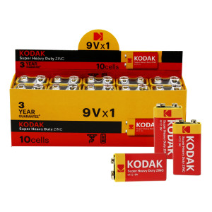 Батарейка 6F22 Kodak кор. (100/10) оптом купити в Knopa