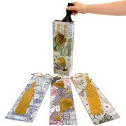 Пакет подарунковий для пляшки паперовий (12 * 36 * 9) см 4рис. №9097 (480) Пакет подарунковий для пляшки паперовий (12 * 36 * 9) см 4рис. №9097 (480)