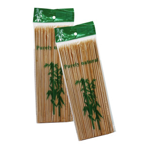 Палички д/шашлика дерев. Purely natural 20cм 90шт А418/HІ332/М-55 (200) оптом купити в Knopa
