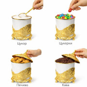 Кухонна ємність для зберігання металу. + Керам. зол. малий. у кор. (21*10*14)см №SX-02 (24) Кухонна ємність для зберігання металу. + Керам. зол. малий. у кор. (21*10*14)см №SX-02 (24)