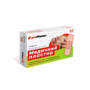 Лейкопластир "proPlaster" (70*18)mm 100шт в пач. (100) Лейкопластир "proPlaster" (70*18)mm 100шт в пач. (100)
