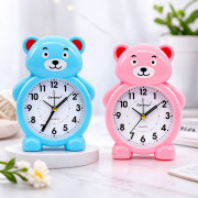 Будильник №BS-G1557B пл. ведмедик (12 * 5 * 17) см в кор. 2кол. з шум. (80)
