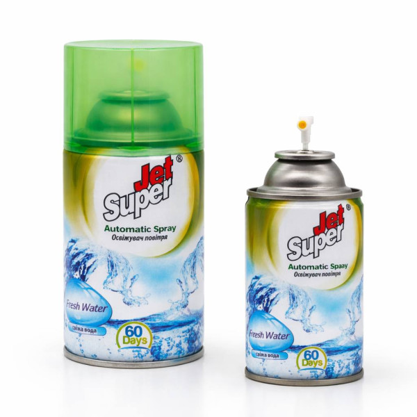 Освіжувач запаска №002 Jet Super 260мл свіжа вода (Fresh water) (48)