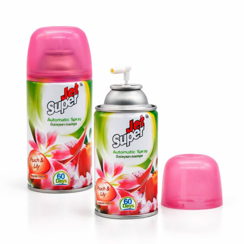 Освіжувач запаска №007 Jet Super 260мл персик та лілія (Peach & Lily) (48)