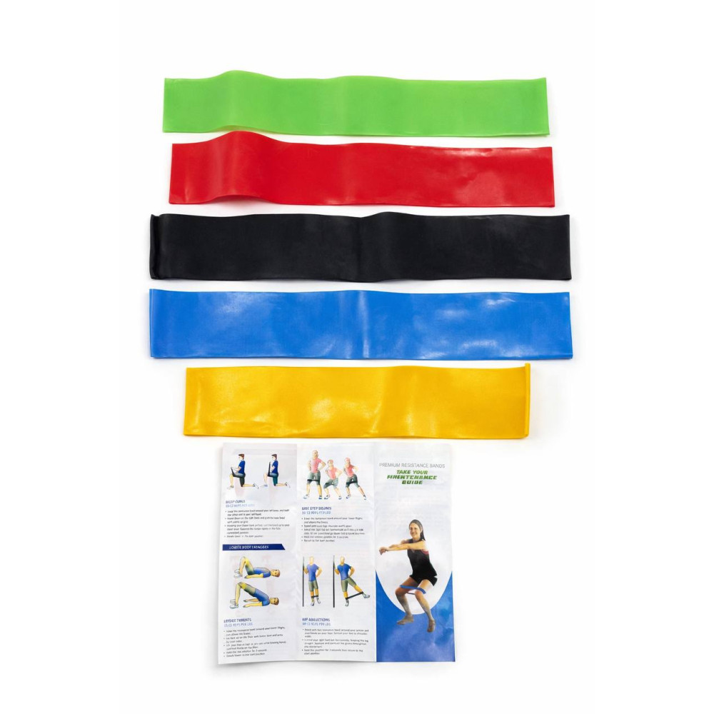 Резинки спортивні набір із 5шт гумові в вис. бум. кор. №4307 (300) Резинки спортивні набір із 5шт гумові в вис. бум. кор. №4307 (300)