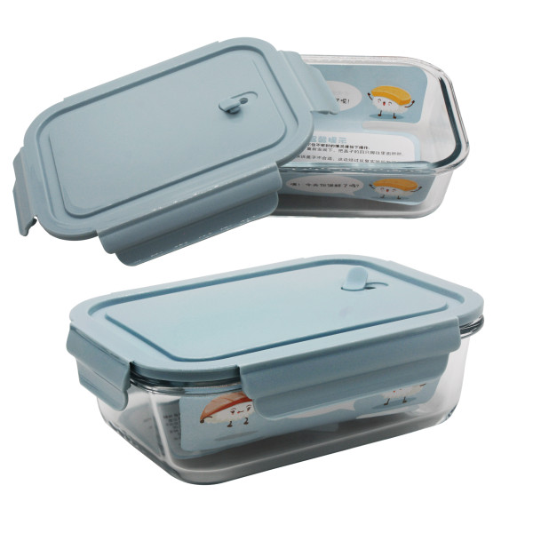 Миска №BXW-1 скло. з пл. криш. у кл. BXW-1040мл (15*7*20)см (24)