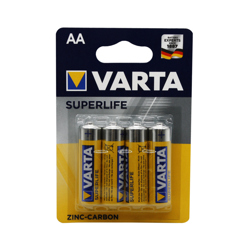 Батарейка R06 Varta на блістері 4шт (2006101414) (240/48) Батарейка R06 Varta на блістері 4шт (2006101414) (240/48)