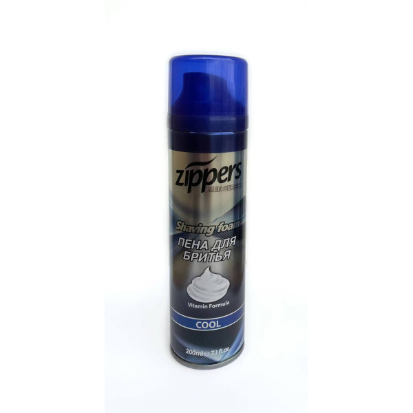 Піна для гоління ZIPPERS COOL 200мл (24)