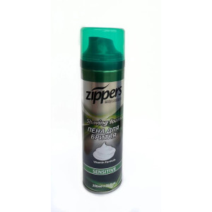 Піна для гоління ZIPPERS SENSITIVE 200мл (24)