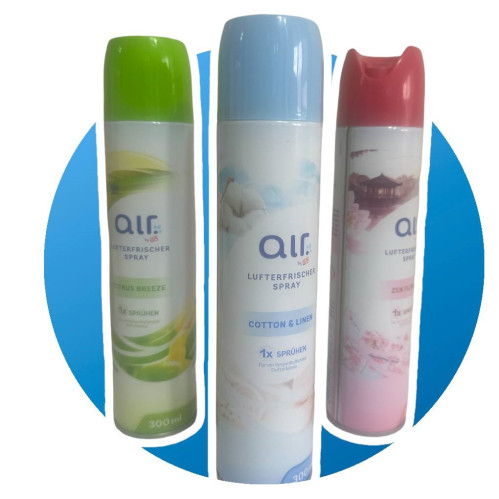 Освіжувач №5 асорти AIR W5 ZEN FLOWER/COTTON LINEN/CITRUS BREEZE 300ML WATER BASED (32)