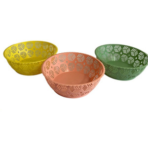 Кошик №3318-2007 пл. круглий. (20*7)см (360) оптом купити в Knopa