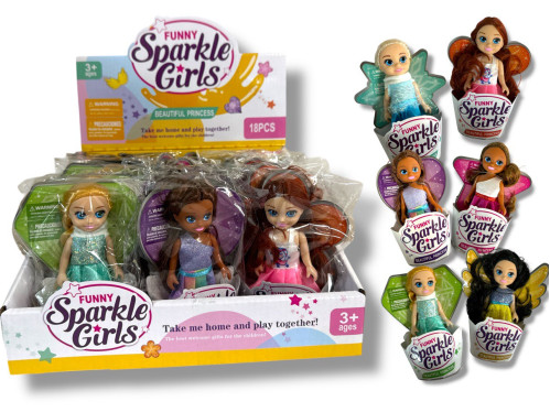 Лялька маленька 13см з аксесуарами Sparkle Girls 18 шт в упаковці (29*25*14) №LK3100-1(684)