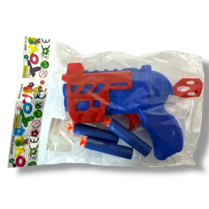 Іграшка дит. Пістолет, мякі кулі 3шт, 16х11см (пакет) 325-32 (480) оптом купить в Knopa