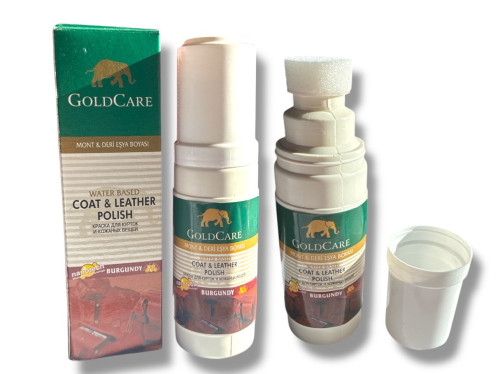 Gold Care Фарба для курток та шкіряних речей 100мл БОРДОВА (48)
