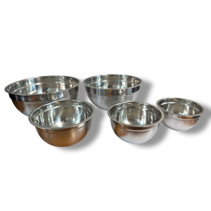 Миска-салатниця метал. кругл. деш. 16см 85гр. №3SLW-16-5 (200) оптом купити в Knopa