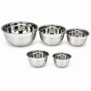 Миска-салатниця метал. кругл. деш. 20см 130гр. №3SLW-20-5 (140) оптом купити в Knopa
