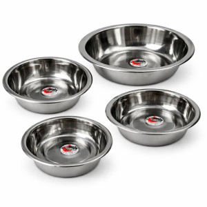 Миска метал. круглий. 26см №WD-26-2 (240) оптом купити в Knopa