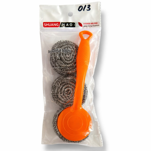 Мочалки для каструлі метал. 3шт +1 пл. руч. в кл.(24*4*6,5)см №013 (240) Мочалки для каструлі метал. 3шт +1 пл. руч. в кл.(24*4*6,5)см №013 (240)