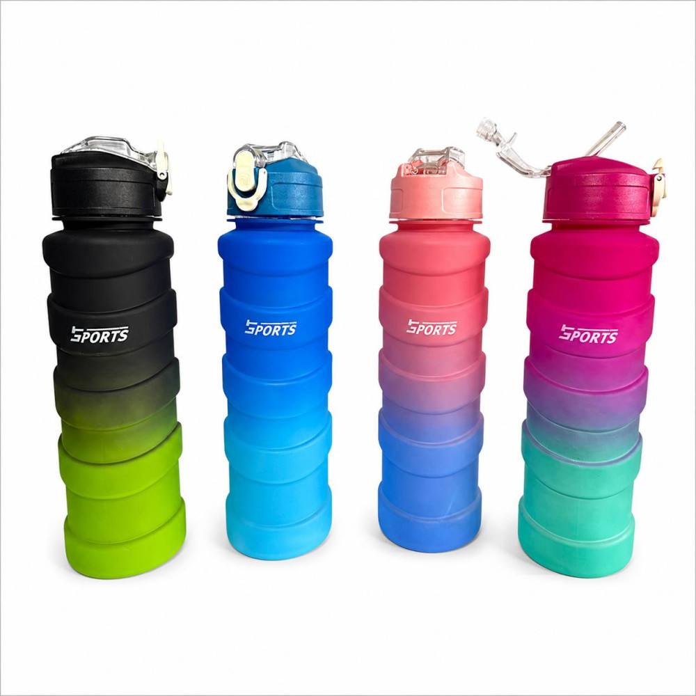 Пляшка для води пл. sports форма--гусениця 900мл в кл.(25*7)см №XL-59 (100) Пляшка для води пл. sports форма--гусениця 900мл в кл.(25*7)см №XL-59 (100)