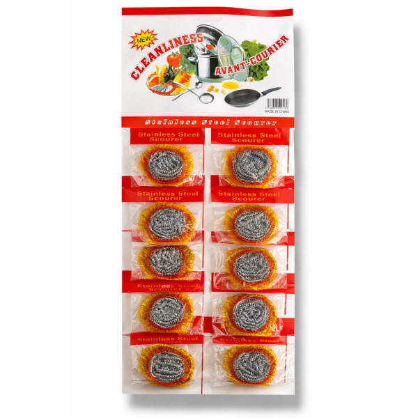 Мочалка кух. метал. 12шт * 10гр. на аркуші (ціна за набір) №6080 (100) Мочалка кух. метал. 12шт * 10гр. на аркуші (ціна за набір) №6080 (100)