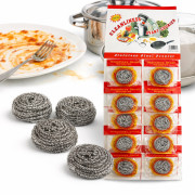 Мочалка кух. метал. 12шт * 10гр. на аркуші (ціна за набір) №6080 (100)